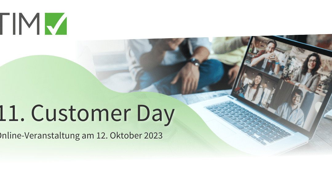 12.10.23 | TIM Solutions lädt zum 11. Customer Day ein