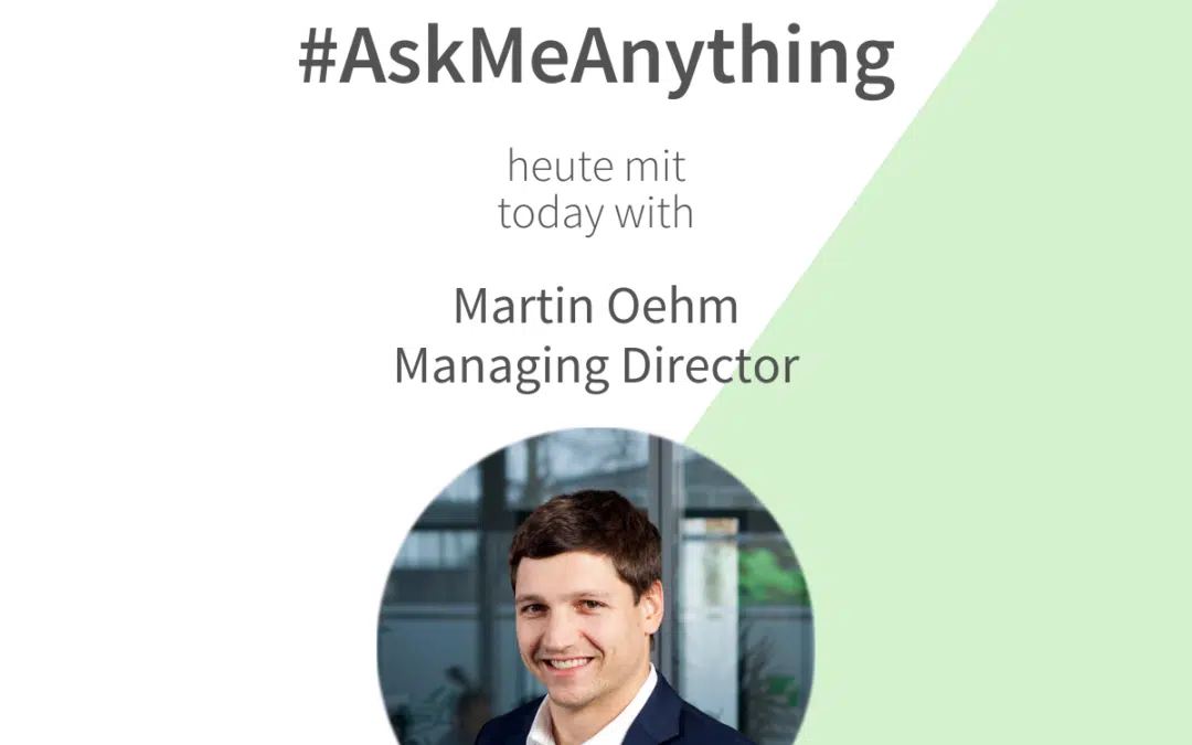 #AskMeAnything mit Martin Oehm