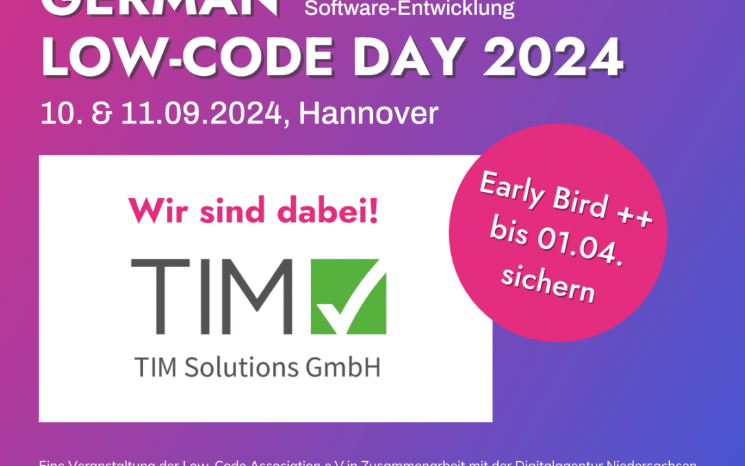 German Low-Code Day 2024 – wir sind dabei!