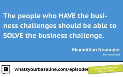 Maximilian Neumaier as a guest on the podcast “What’s your Baseline?”